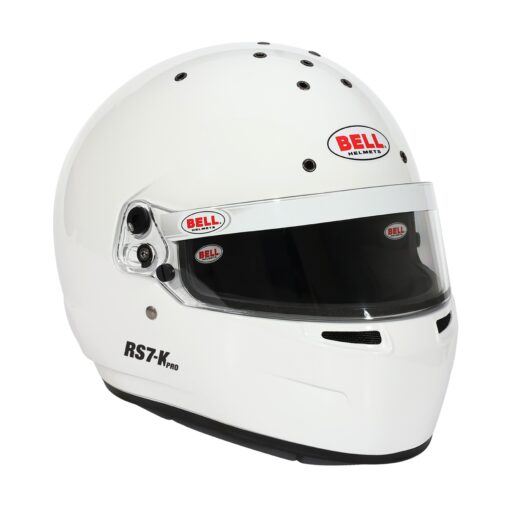 Přilba RS7-K PRO bílá FIA K2024/K2025 - velikost SML (57-58) -  BELL