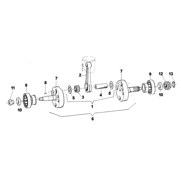 Čep ojniční TM D 20x50,4 mm (5 mm)
