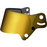 Hledí KC7 - (SE07/2mm Karting) zrcadlově zlatá -  BELL HELMET