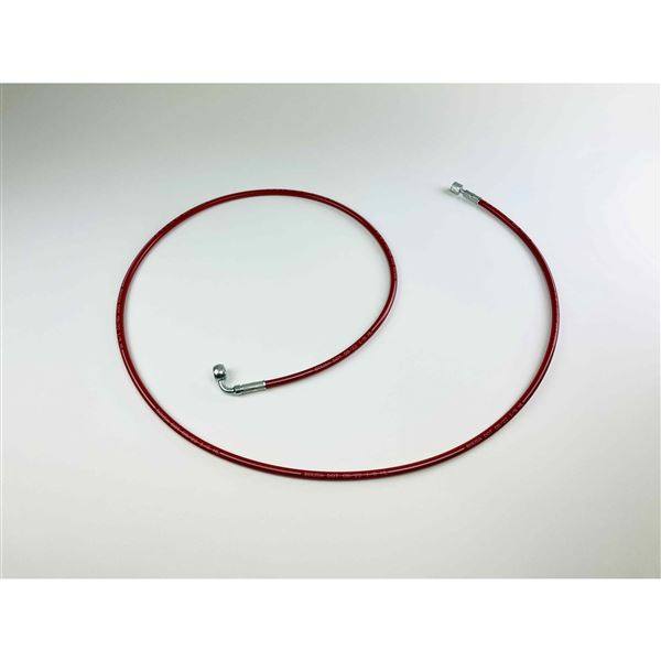 Hadice brzd - opletaná  L -1600mm (10x1/oko 90°) - RED CONDOR