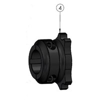 Náboj zadního brzdového kotouče D30 mm - plovoucího - AL - MINI